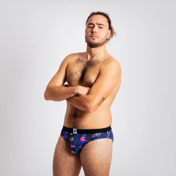 slip hombre algodon estampado