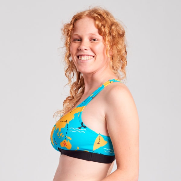 sujetador top algodon mujer