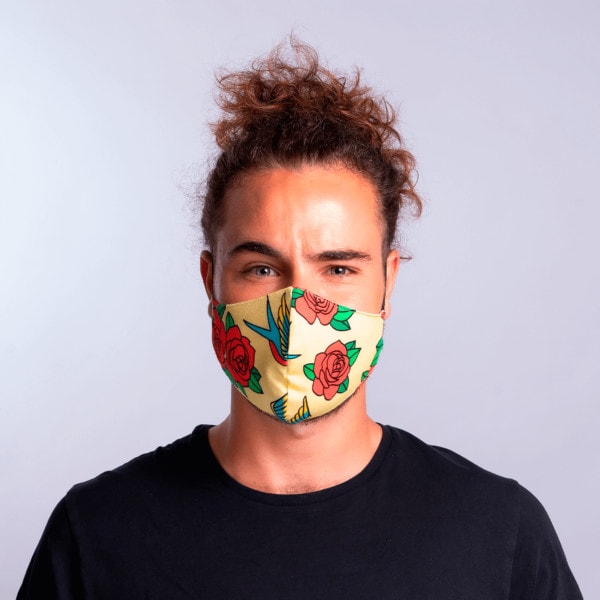 mascarilla homologada reutilizable dabooty ecowear rock&roses